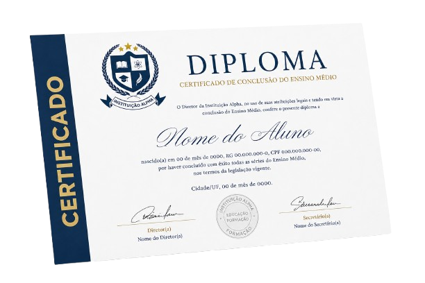 Certificado e historico escolar